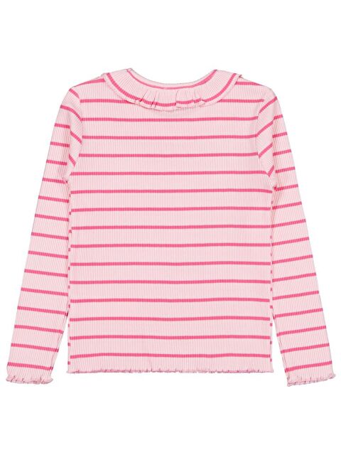 Civil Girls Çizgili 6-9 Yaş Sweatshirt - Pembe 6-7 Yaş - S000483266-20024