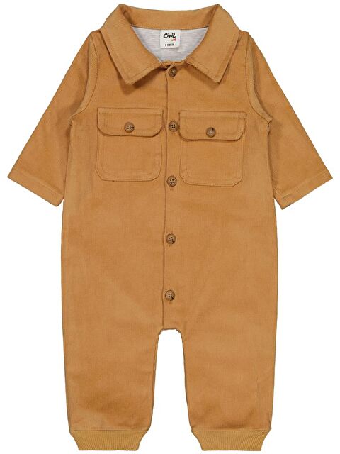 Civil Baby Yakalı 6-18 Ay Tulum - Hardal 18-24 Ay - S000487946-20067