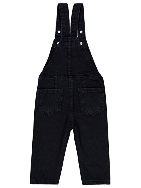 Civil Baby Nakışlı 6-18 Ay Salopet - Siyah 18-24 Ay - S000284753-19351