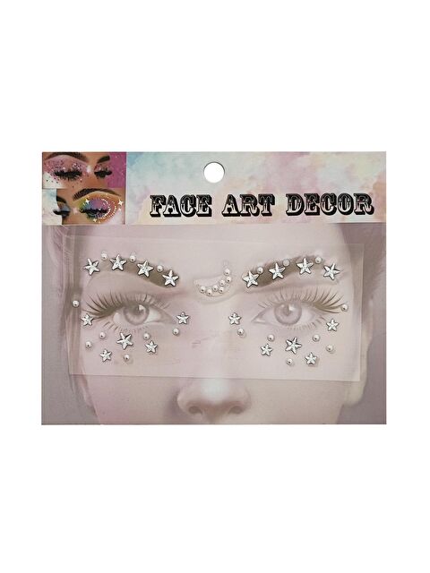 New Obsessions Ay Yıldız Damla ve Elips Kendinden Yapışkanlı Yüz Taşı Vücuıt Taşı - S000343588-18105