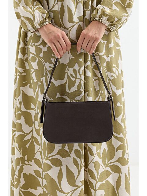 Bigdart 010172 Düz Baget Omuz Çantası - Kahverengi - S000245166-19413