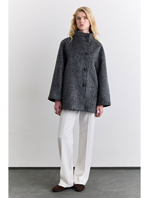 Manuka Mae Kruvaze Kaban Antrasit - S000510264-29666