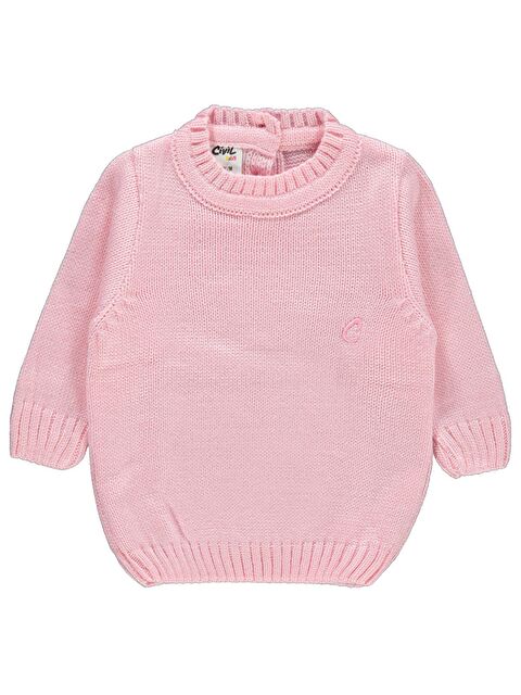 Civil Baby Kız Bebek Triko Kazak 6-18 Ay Pembe - S000244269-20024