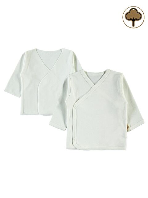 Civil Baby Bebek Organik İç Dış Zıbın Takımı 0-1 Ay Ekru - S000201922-19965