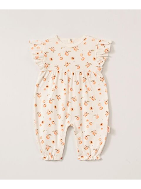 Tiffany Apricot Fırfırlı Atlet Tulum - S000513090-19965