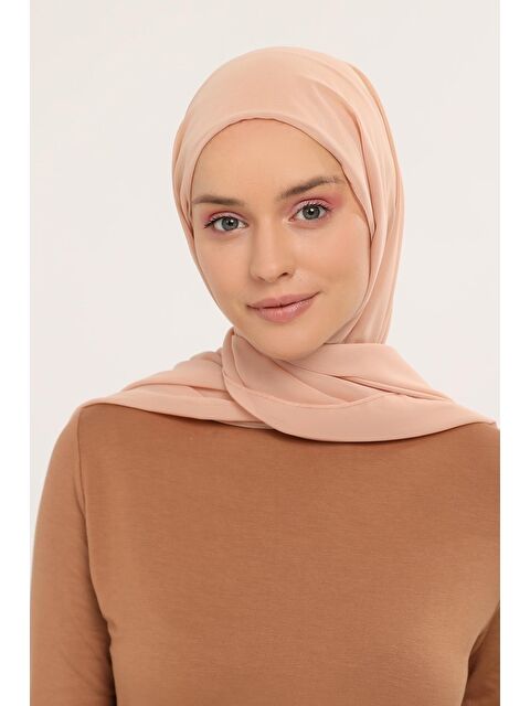 Altobeh Hazır Pratik Lüks Geçmeli Lastikli Boneli Şifon Şal - S000375346-19933