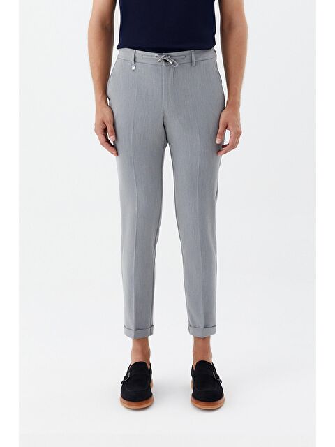 Sabri Özel Gri Regular Fit Yan Cepli Jogger Erkek Pantolon - S000525691-20600
