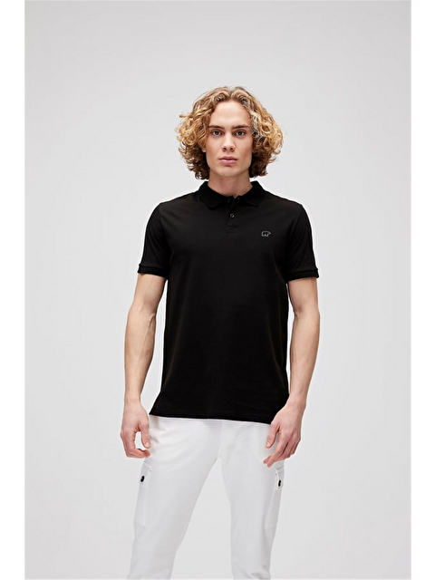 Bad Bear Rixon Siyah Polo Yaka Erkek Tişört