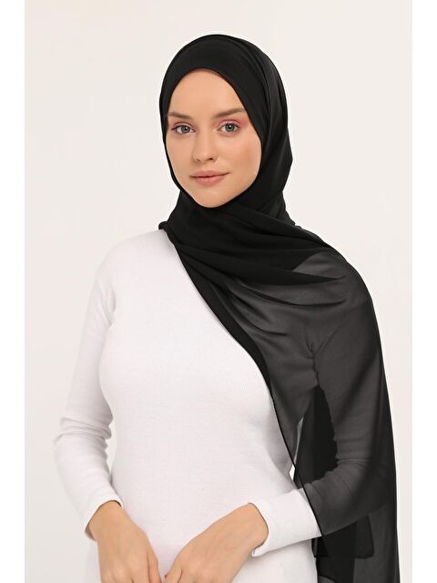 Altobeh Hazır Lüks Pratik Hijablı Şifon Şal - S000375347-19351