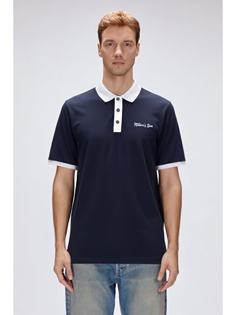 Bad Bear Awake Lacivert Polo Yaka Erkek Tişört