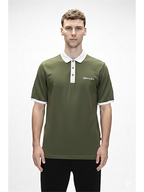 Bad Bear Awake Soluk Yeşil Polo Yaka Erkek Tişört