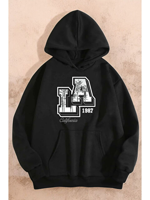 uyguntarz La California Baskılı Oversize Sweatshirt - S000265614-19351
