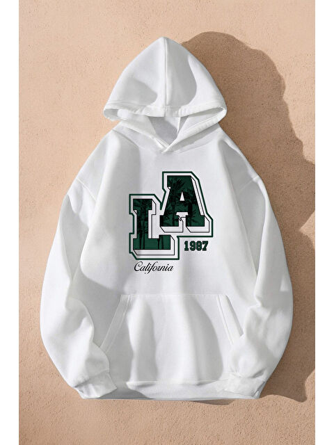 uyguntarz La California Baskılı Oversize Sweatshirt - S000265614-20063