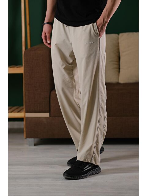 Oksit Brand Rahat Kesim Kort Paraşüt Şeritli Outdoor Erkek Eşofman Alt - S000391610-19928