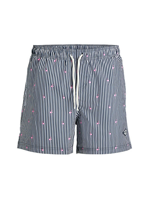 Jack & Jones Maui Breeze Mini Stripe Erkek Lacivert Mayo