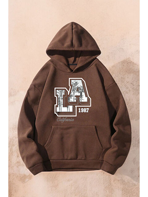 uyguntarz La California Baskılı Oversize Sweatshirt - S000265614-17365