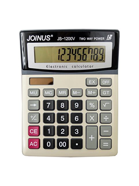 Gen-Of 12 Haneli Masaüstü Hesap Makinesi (JS-1200V) - S000227617-19351