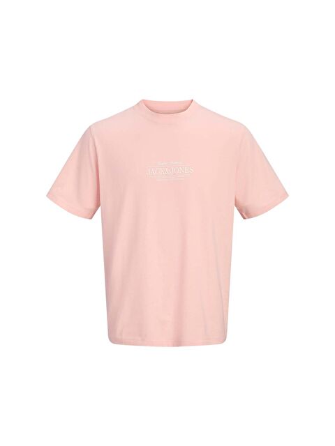 Jack & Jones Cassis Minimal Erkek Pembe Tişört