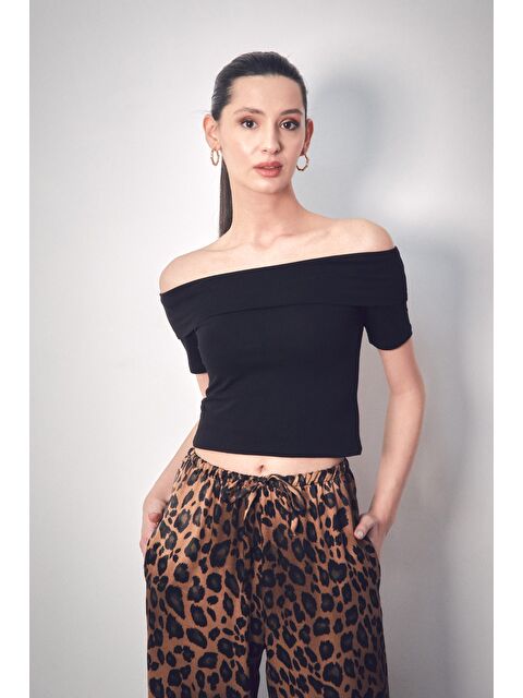 Fullamoda Basic Madonna Yaka Bluz - S000332280-19351