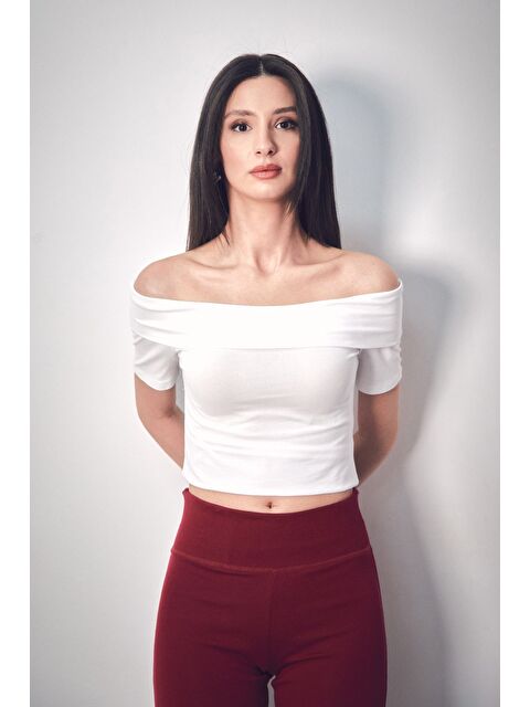 Fullamoda Basic Madonna Yaka Bluz - S000332280-20063