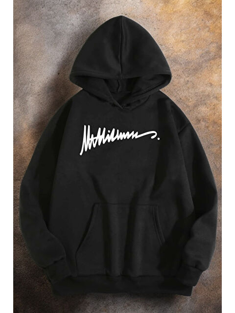 uyguntarz Grafiti imza Baskılı Oversize Sweatshirt - S000265615-19351