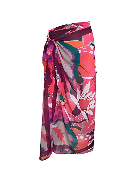 Bolder Emily Multi Color İpek Şifon Pareo - S000060735-20022