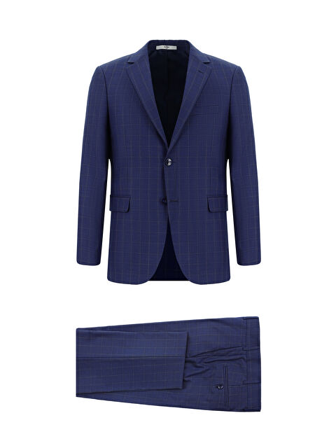 Kiğılı Klasik Ekose Takım Elbise - S000410046-21164