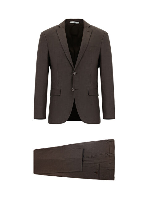 Kiğılı Super Slim Fit Ekstra Dar Kesim Klasik Desenli Takım Elbise