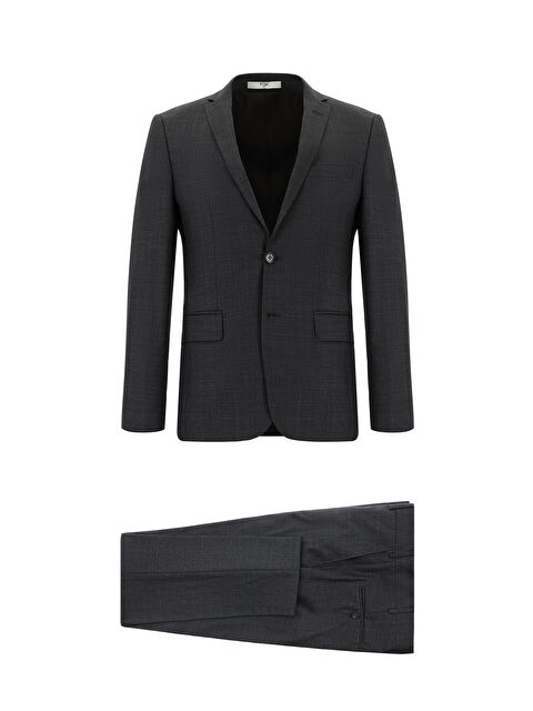 Kiğılı Super Slim Fit Ekstra Dar Kesim Klasik Desenli Takım Elbise