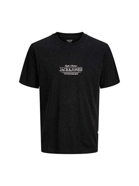 Jack & Jones Cassis Minimal Erkek Siyah Tişört
