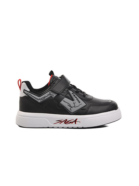 Pepino Siyah Cırtlı Unisex Çocuk Sneaker 1831-F - S000281272-19351
