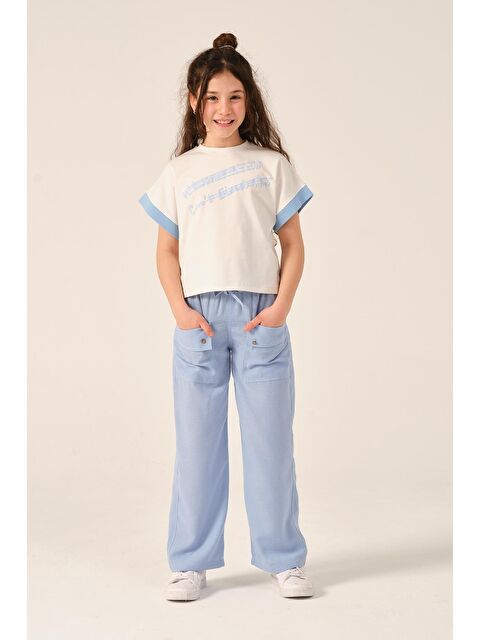 Jazzi·ee Genç Kız Çocuk Yazı Baskılı Tişört - S000315675-3642