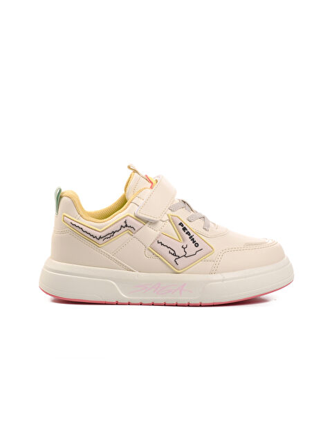 Pepino Krem-Pudra Cırtlı Unisex Çocuk Sneaker 1831-F - S000281272-37337