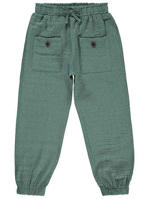 Civil Girls Kız Çocuk Pantolon 6-9 Yaş Su Yeşili