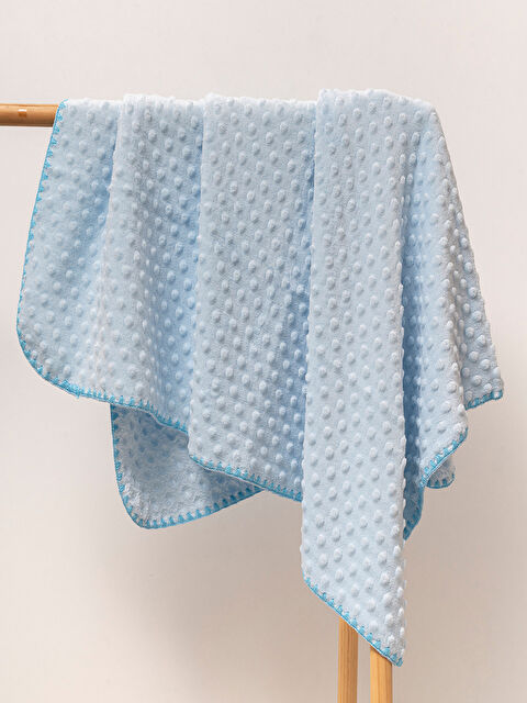 Mahfel Nohut Dolgulu %100 Welsoft Bebek Battaniyesi Mavi - S000513109-17234