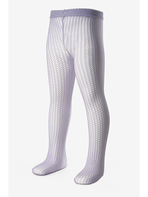 Le Mabelle Lila Dantel File Kız Çocuk Külotlu Çorap