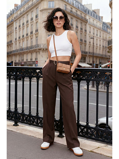 Lela Regular Fit Normal Bel Düz Paça Kadın Pantolon 6923875 - S000510272-19413