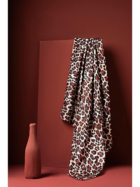 Jawel Kadın Leoparlı Soft Eşarp - S000372286-19951