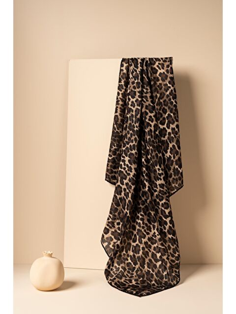 Jawel Kadın Leoparlı Soft Eşarp - S000372286-2496