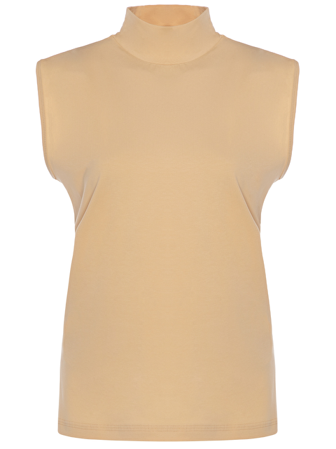 Tolin Kadın Sıfır Kollu Pamuklu Elastanlı Balıkçı Yaka Fanila 1257 - S000407965-26407