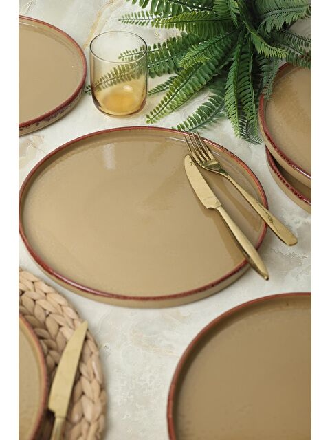 Keramika Vintage Stackable Servis Tabağı 27 Cm 6 Adet - S000251296-23173