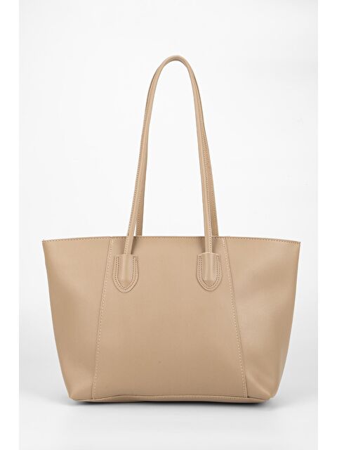 Minebag Suni Deri Elena Kol Çanta Vizon - S000197321-26429