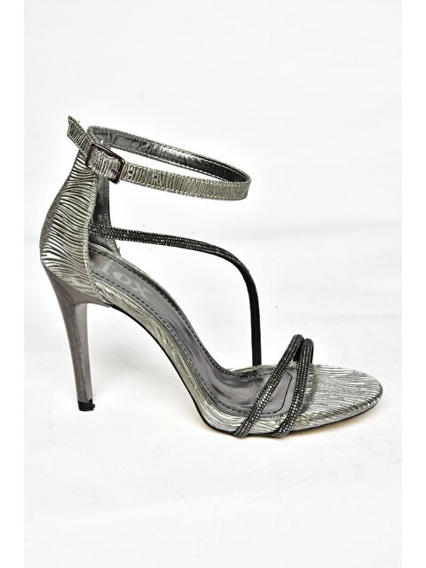 Fox Shoes S9970041 Platin Kadın Topuklu Ayakkabı - S000152489-29666