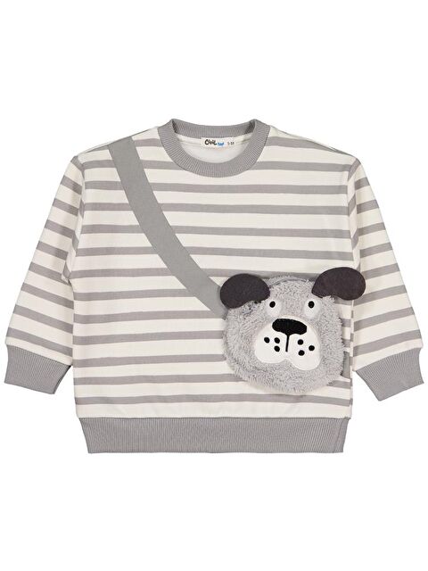 Civil Boys Köpek Çantalı 2-5 Yaş Sweatshirt - S000471760-20600