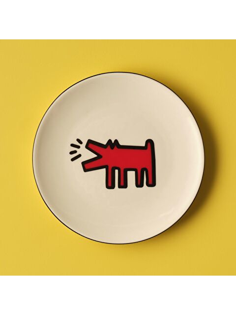 Bella Maison Keith Haring Paw Porselen Pasta Tabağı Kırmızı - S000177154-20045