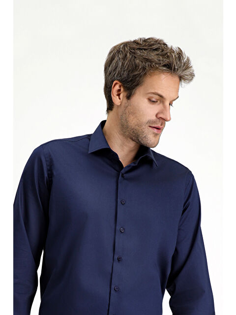 Kiğılı Uzun Kol Klasik Pamuk Gömlek - S000404972-29672