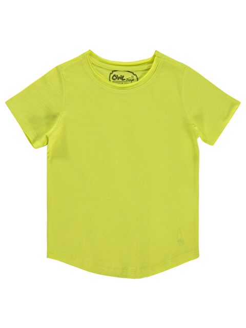 Civil Boys Erkek Çocuk Tişört 2-5 Yaş Sarısı Limon