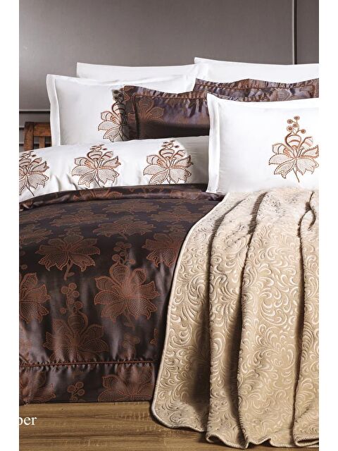 Çeyiz Diyarı Demet 10 Parça Çeyiz Seti Bakır - S000488966-19413