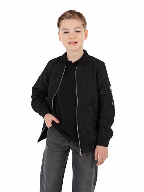 Civil Boys Erkek Çocuk Tişört 6-9 Yaş Siyah