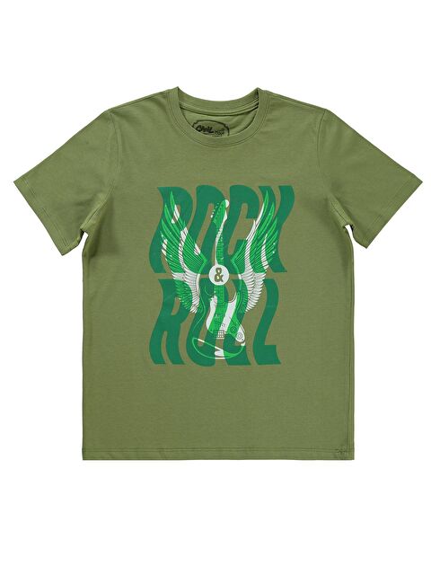 Civil Boys Erkek Çocuk Tişört 10-13 Yaş Haki